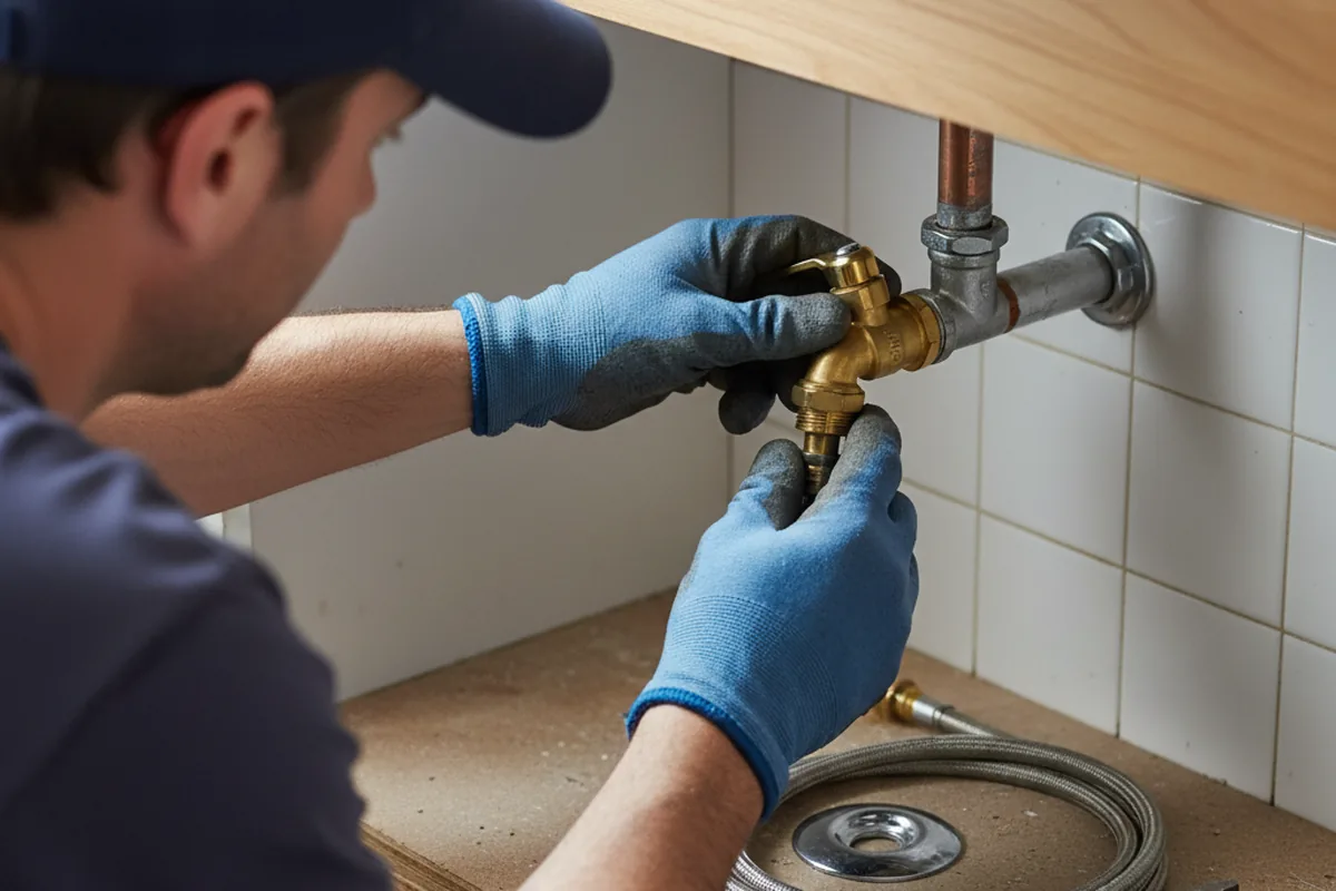 Shutoff valve and fitting work during Repiping in Vermilion